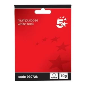 Image of 5 Star Office Multipurpose Tack Adhesive Re-usable Non-toxic 70g White Pack 12