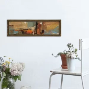 Image of MZM733 Multicolor Decorative Framed MDF Painting