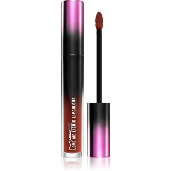 Image of MAC Cosmetics Love Me Liquid Lipcolour Creamy Lipstick With Satin Finish Shade Batted Breath 3,1ml