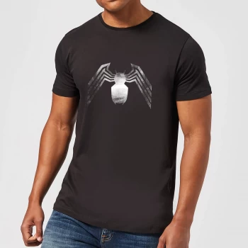 Image of Venom Chest Emblem Mens T-Shirt - Black - 5XL