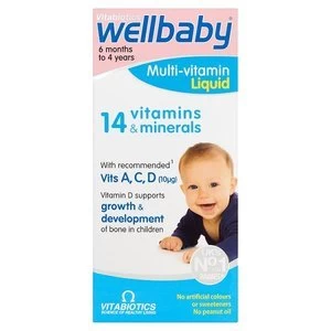Image of Vitabiotics Wellbaby Natural Orange Flavour Syrup 150ml