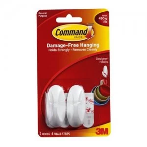 Image of Half Moon Bay 3M Command Small Hooks with Strips 450g