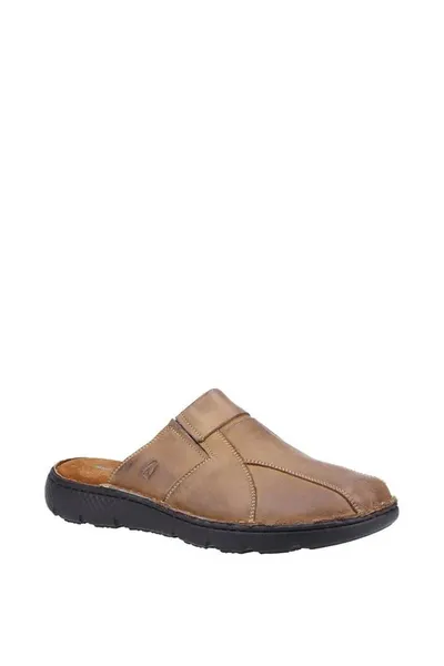 Image of Hush Puppies Mens Carson Slip On Clogs Sandals Slipper Mules - UK 6 Green male GDE2431OLI6