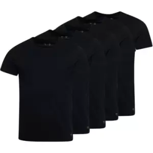 Image of Superdry 5 Pack T Shirts - Black