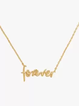 Image of Kate Spade Say Yes Forever Pendant, Gold., One Size