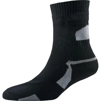 Image of Ankle Length, Black & Grey, Small Waterproof Socks - Sealskinz
