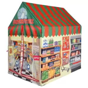 Image of Charles Bentley Childrens Supermarket Play Tent