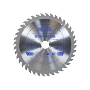 Image of Faithfull TCT Cordless Trimsaw Blade 165 x 20mm x 40T POS FAIZ1654020C