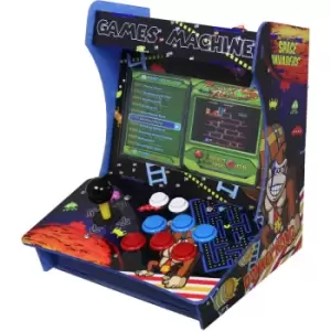 Image of Monstershop - Arcade Machine Table Mini Multigames Bartop Retro Assembled Gaming Cabinet Pandora 5S 1299 Classic Games Pac Man - Black
