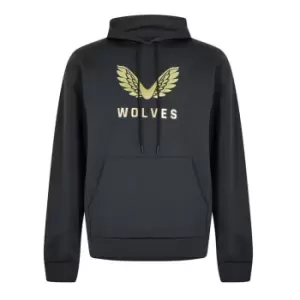 Image of Castore Wolves Garcia Hoodie Mens - Grey