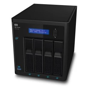 Image of Western Digital WD 24TB My Cloud Expert Series EX4100 4Bay NAS WDBWZE0240KBK-EESN