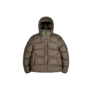 Image of Rains Puffer Jacket Mens - Brown