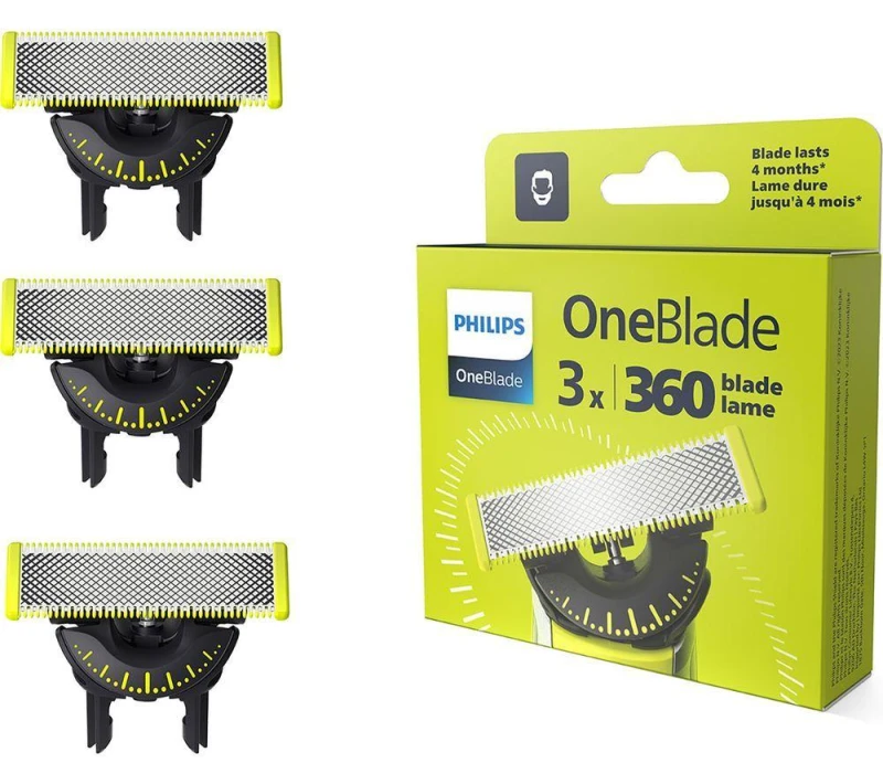 Image of Philips Oneblade 3 Pack Of 360 Blades 113794708