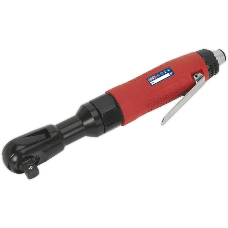 Image of Loops Air Ratchet Wrench - 1/2" Sq Drive - 1/4" BSP Inlet - Finger Operated Trigger Multi