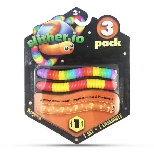 Image of Slither.io Bendable Mini Figures Playset 3 Pack