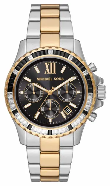 Image of Michael Kors MK7209 Everest Two Tone Black and White Watch