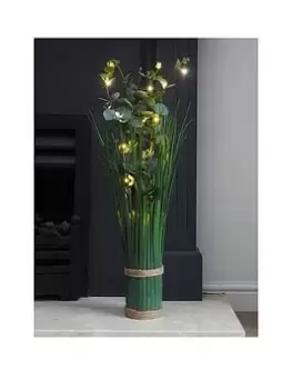 Image of In-Lit Artificial Bouquet Eucalyptus Verde