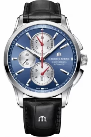 Image of Mens Maurice Lacroix Pontos Automatic Chronograph Watch PT6388-SS001-430-1