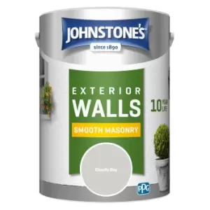 Image of Johnstone's Weatherguard 5L Smooth Masonry Paint Cloudy Day