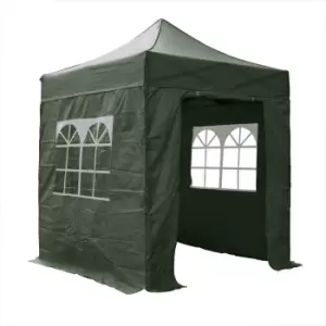 Image of Airwave 2m x 2m Pop Up Gazebo with Sides - Green