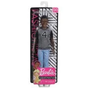 Image of Barbie Ken Doll Fashionistas Net Jersey African American Doll