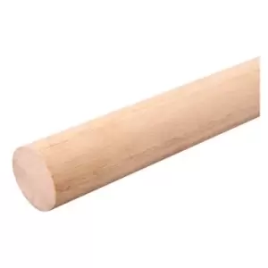 Image of Beech Dowel Smooth Wood Rod Pegs 10cm - Diameter 35mm - Pack of 40