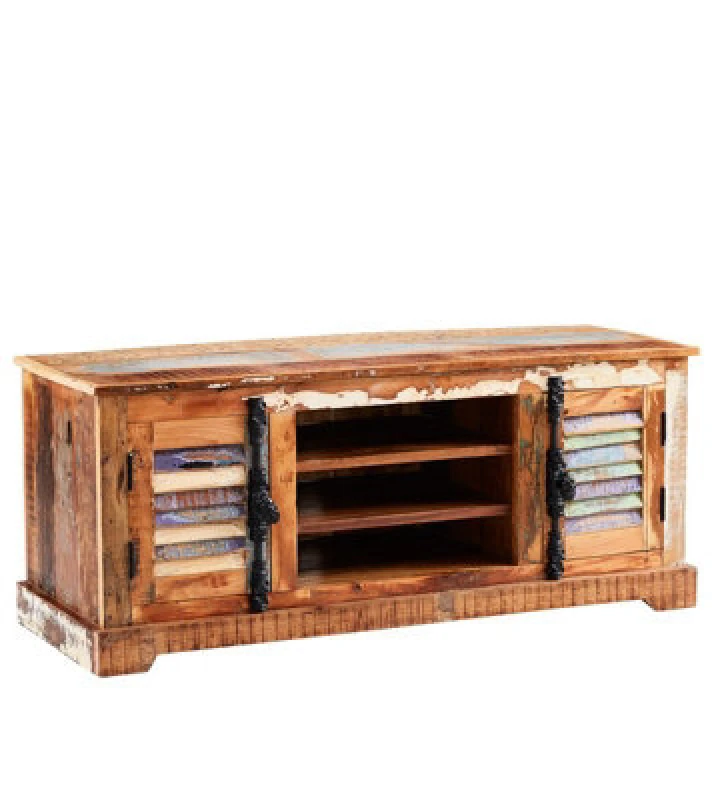 Image of Buttercup Farm Coastal TV Cabinet - Wood - L45 X W125 X H52 Cm