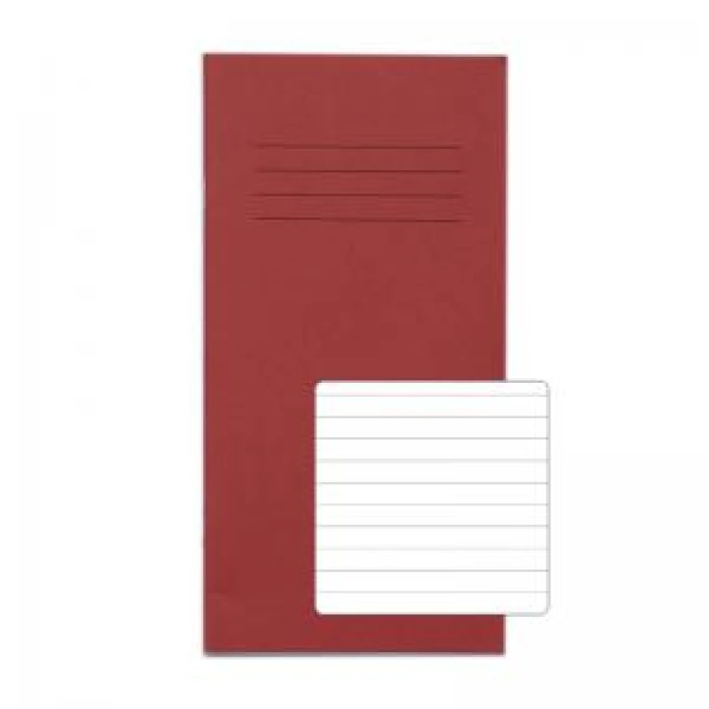 Image of RHINO 8 x 4 Vocabulary Notebook 32 Page, Red, F8 (Pack of 100)