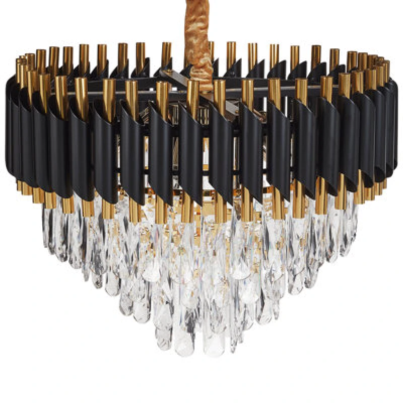 Image of Beliani Chandelier Abellas Metal Gold