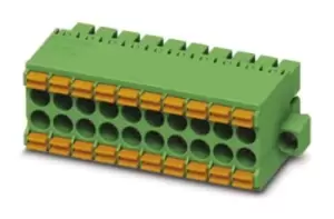 Image of Phoenix Contact DFMC 1.5/ 9-STF-3.5 18-pin Pluggable Terminal Block, 3.5mm Pitch 2 Rows