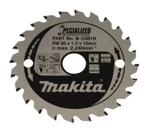 Image of Makita B-33819 circular saw blade 8.5cm