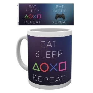 Image of Playstation - Eat Sleep Repeat Mug