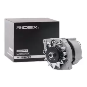 Image of RIDEX Generator OPEL,FORD,ALFA ROMEO 4G0669 90348698,1101550,1101551 Alternator 1204039,1204041,1204042,1204043,1204044,1204070,1204072,1204087