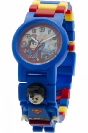 Image of Childrens LEGO DC Super Heroes Superman Minifigure Link Watch 8020257