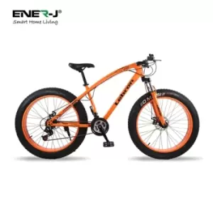 Image of Ener-J 26" 21 gear Fat Sports Bike with High Carbon Steel, Orange