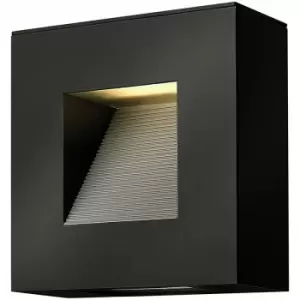 Image of Loops - Outdoor IP44 Twin Wall Light Satin Black LED E14 7W