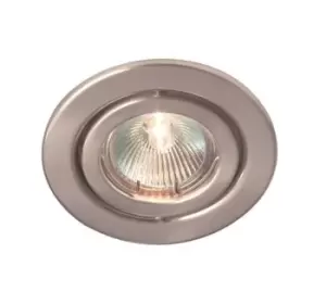 Image of Robus RIDA 50W IP20 GU10 Pressed Steel Directional Downlight White - R208PS-01