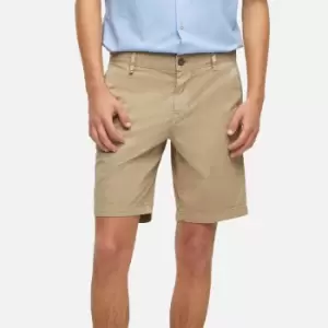 Image of BOSS Orange Mens Schino Slim Shorts - Medium Beige - L