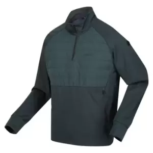 Image of Regatta Addinston Hybrid Full Zip Softshell Jacket - Green
