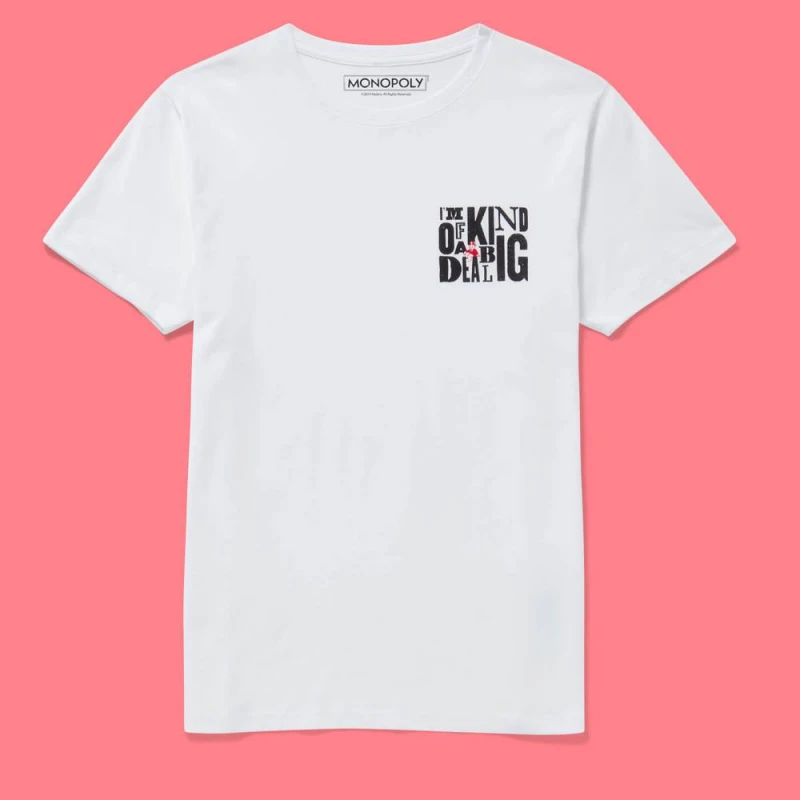 Image of Monopoly King Of Dealing T-Shirt - White - M