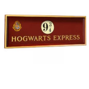 Image of Harry Potter Platform 9 34 Sign