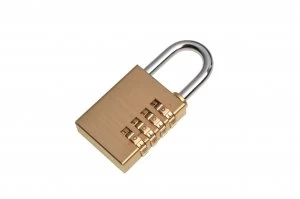 Image of Wickes Combination Padlock - Steel 40mm