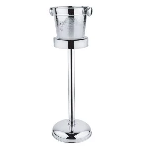 Image of Robert Dyas Wine Bucket with Stand - Stainless Steel