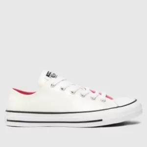 Image of Converse Silver All Star Lo Millennium Girls Youth Trainers