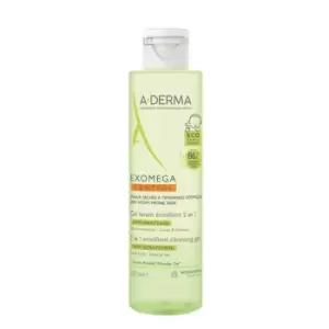 Image of A-Derma Exomega Emollient Cleansing Gel Hair & Body 200ml