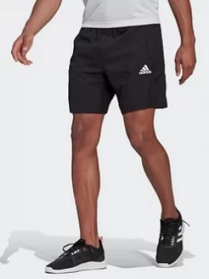Image of adidas Aeroready Designed 2 Move Woven Sport Shorts, Grey, Size S, Men