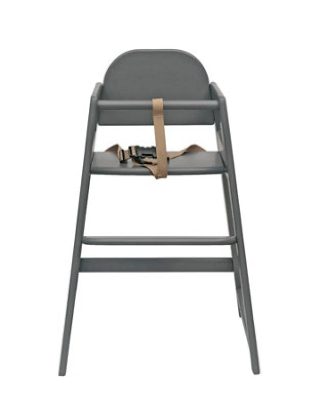 Image of Safetots Simply Stackable Wooden High Chair, Grey, Highchair For Baby And Toddler, Stylish And Practical