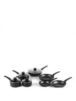 Image of Salter Marble Gold Collection 7 Piece Pan Set