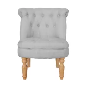 Image of Charlotte Fabric Accent Chair Blue
