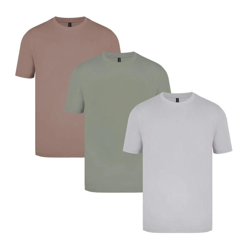 Image of Donnay 3 Pack T Shirts Mens Regular Fit T-Shirts Small Multi 59922777350